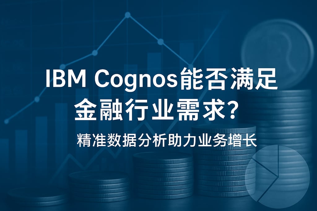 IBM Cognos能否满足金融行业需求？精准数据分析助力业务增长
